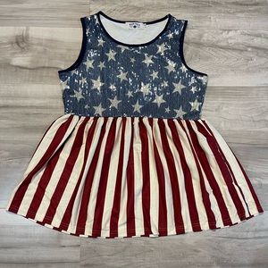 Crazy Train 4th of July Tank